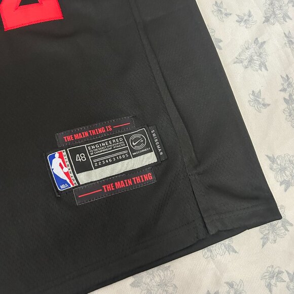 NBA Jimmy Butler Miami Heat Icon Edition Black Swingman Nike #22 Jersey - Picture 2 of 6